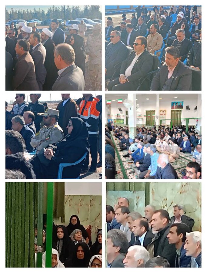 دهه فجر گرامی باد/حضور معاون سلامت اجتماعی بهزیستی خراسان جنوبی در برنامه‌های افتتاحیه شهر دیهوک