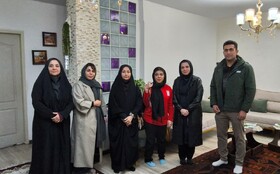 بازدید مدیران بهزیستی استان قزوین از منزل ورزشکار ملی‌پوش تحت پوشش بهزیستی