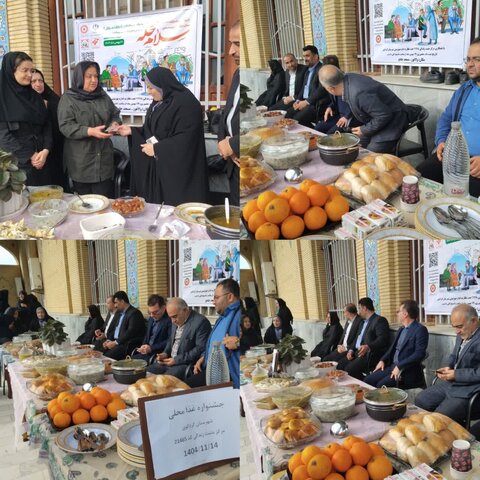 جشنواره غذاهای بومی محلی در محل اجرایی پویش سلام محله