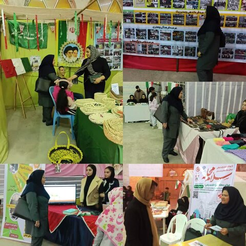 حضور پرسنل و تسهیل گران در محل نمایشگاه مصلی نماز جمعه