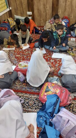 طالقان | به مناسبت دهه مبارک فجر /برگزاری مسابقه نقاشی ویژه کودکان پیش دبستانی در اداره بهزیستی شهرستان طالقان