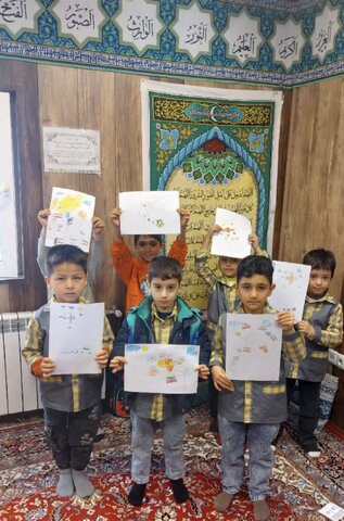 طالقان | به مناسبت دهه مبارک فجر /برگزاری مسابقه نقاشی ویژه کودکان پیش دبستانی در اداره بهزیستی شهرستان طالقان