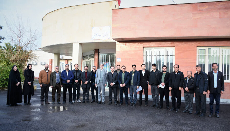 دیدار مدیرکل بهزیستی کرمانشاه با کارکنان سرپل‌ذهاب