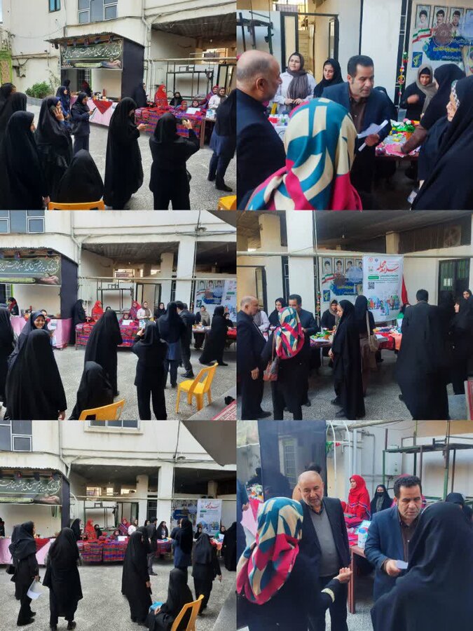 مینودشت | از نمایش توانمندی‌های جامعه هدف بهزیستی مینودشت در رویداد اجتماع‌محور «سلام محله»