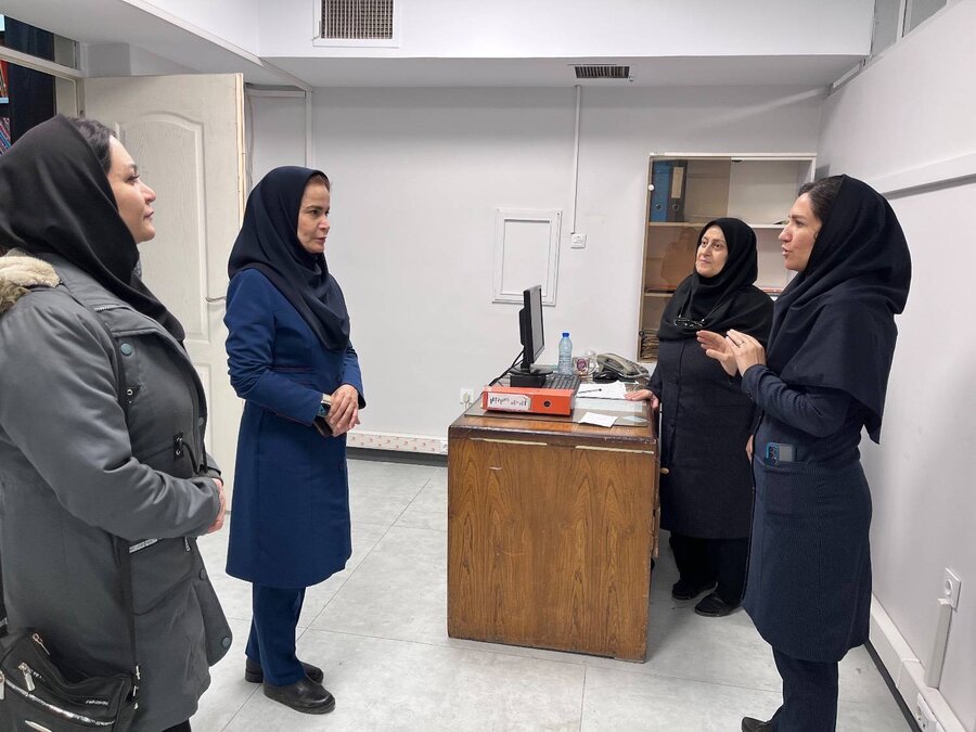 شهرتهران| بازدید معاون توانبخشی از مرکز بهزیستی شهدای انقلاب