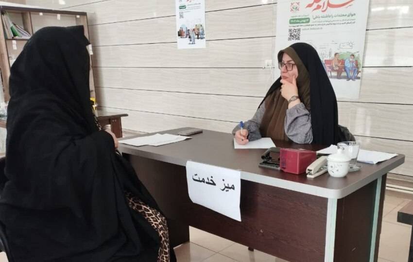 برپایی میز خدمت بهزیستی شهرستان شوط به مناسبت دهه مبارک فجر