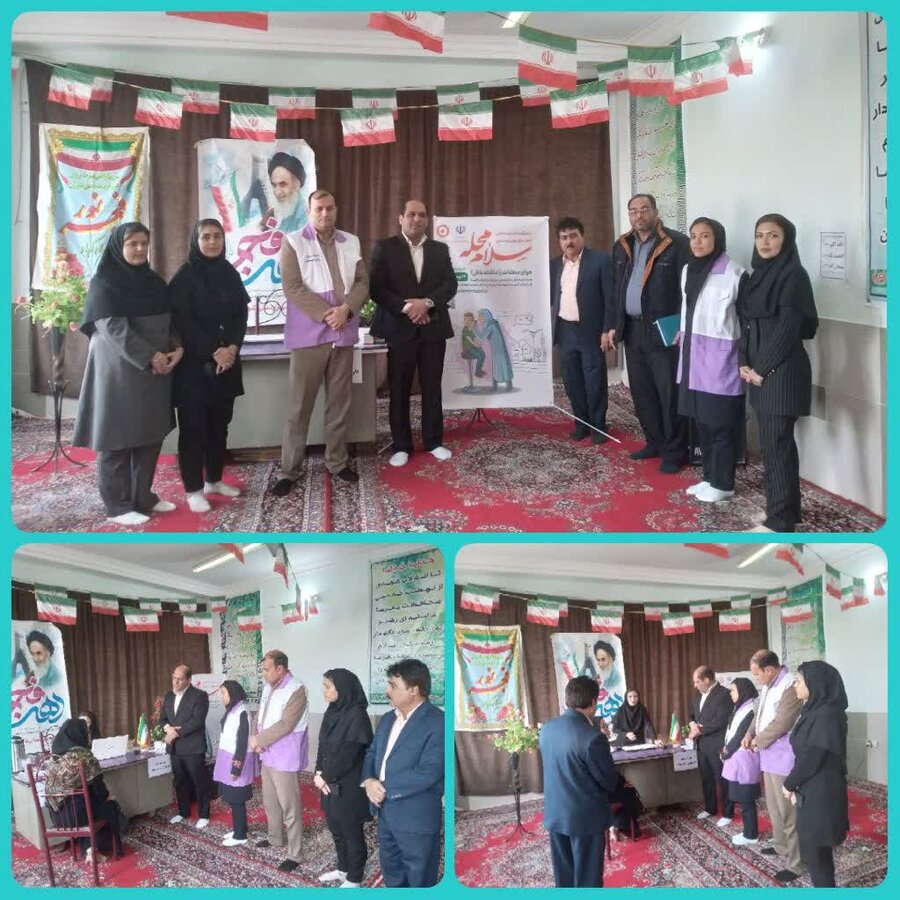 کلاله | بازدید سرپرست بهزیستی کلاله از روند اجرایی ثبت داوطلبان در سایت سلام محله