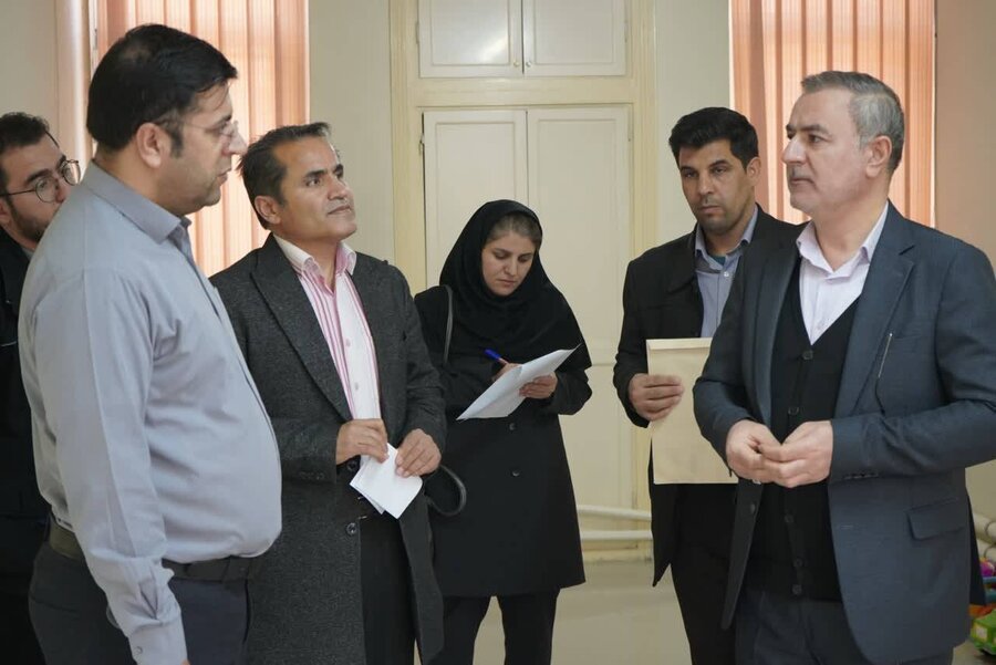 بازدید از خانه مهر اورژانس اجتماعی مهاباد