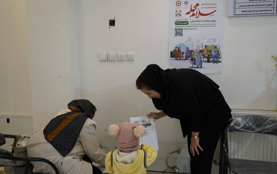 افتتاح و بازدید فعالیت مرکز مثبت زندگی ۱۴۴۶ مهاباد در چارچوب پویش «سلام محله»