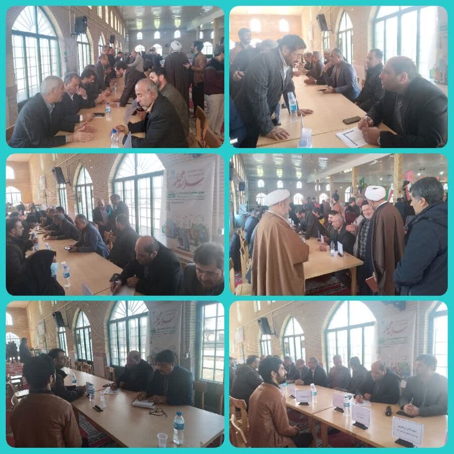 کلاله | برگزاری میزخدمت مسئولین در مصلی امیرالمومنین(ع) شهرستان