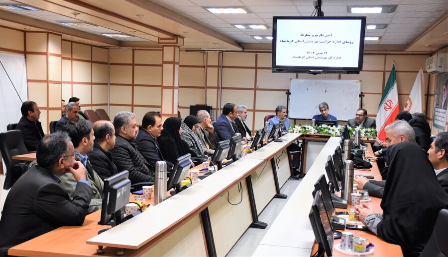 تکریم و معارفه رؤسای اداره حراست