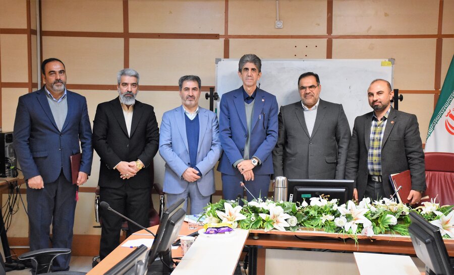 آیین تکریم و معارفه رؤسای اداره حراست بهزیستی استان کرمانشاه