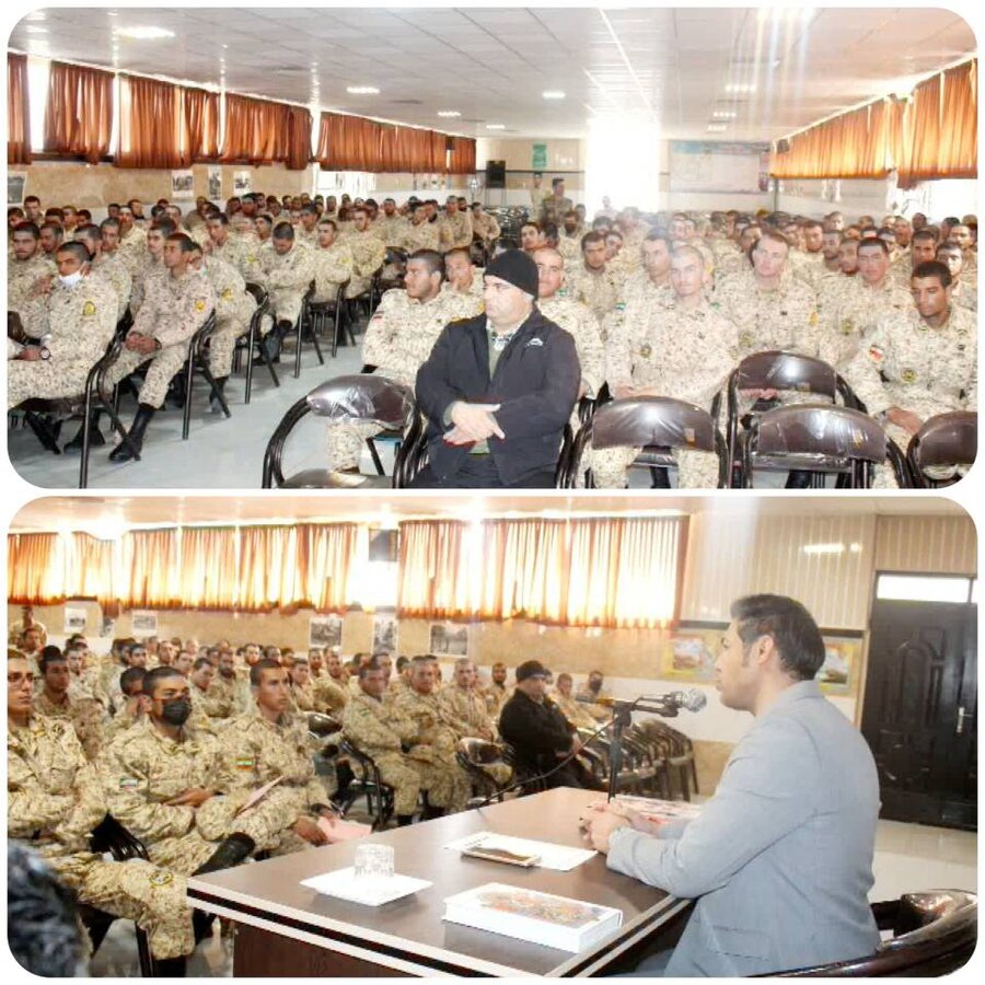 دهه فجر گرامی باد/برگزاری سومین برنامه طرح «کیان_پیشگیری از اعتیاد» در مرکز آموزش ۰۴ امام رضا(ع) ارتش