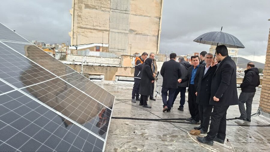 پروژه تأمین و پایداری انرژی بهزیستی کامیاران به بهرهبرداری رسید