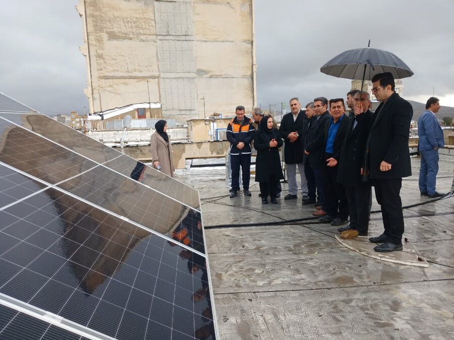 پروژه تأمین و پایداری انرژی بهزیستی کامیاران به بهره‌برداری رسید