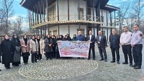 پیاده روی صبحگاهی کارکنان بهزیستی استان گیلان در پارک قدس رشت