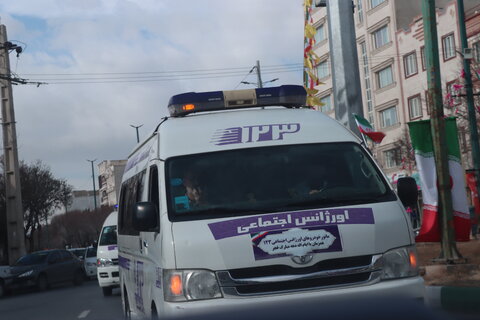 مانورخودورهای اورژانس اجتماعی استان مرکزی