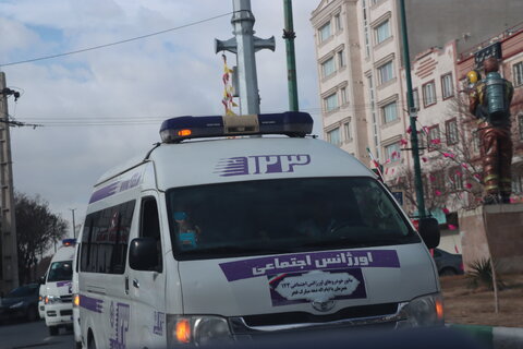 مانورخودورهای اورژانس اجتماعی استان مرکزی