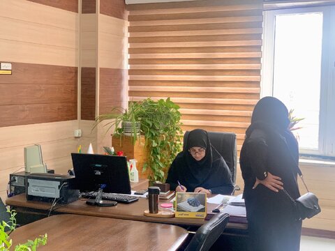 گزارش تصویری| میز ارتباطات مردمی اداره کل بهزیستی ایلام