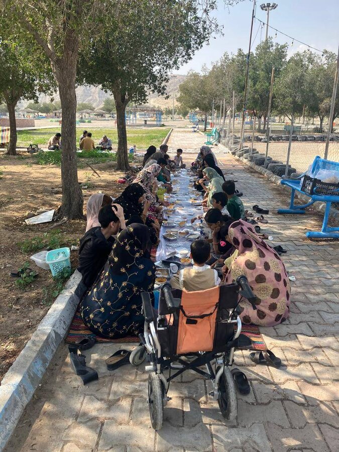 خمیر | اردوی شادمانه مددجویان بهزیستی بندر خمیر در پارک جنگلی حرا