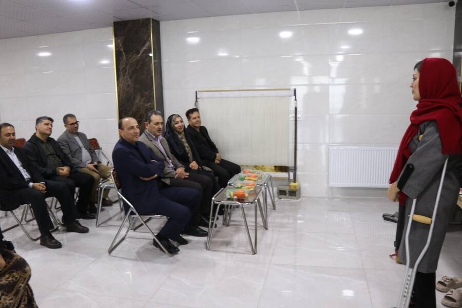 افتتاح کارگاه تولیدی حمایتی معلولین در نقده با حضور مدیرکل بهزیستی آذربایجانغربی