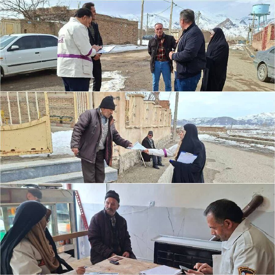 معرفی طرح "سلام محله" توسط اورژانس اجتماعی شهرستان چالدران در روستای زاویه سفلی