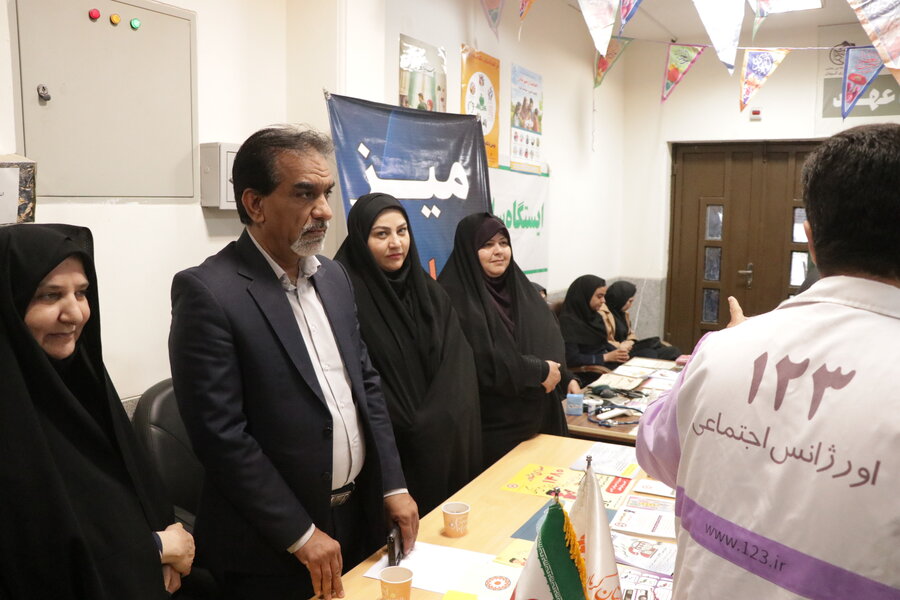 حضور مدیرکل بهزیستی استان کرمان در رزمایش جهادی محله محور 