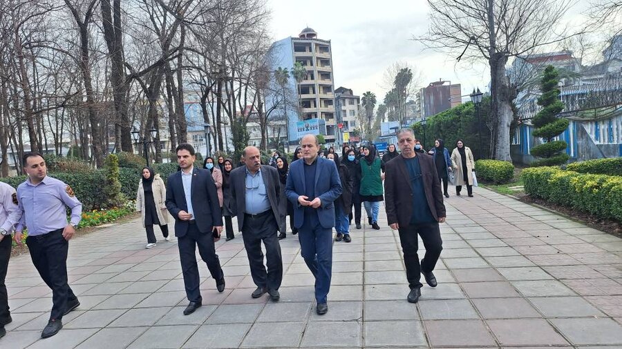 پیاده روی صبحگاهی کارکنان بهزیستی استان گیلان