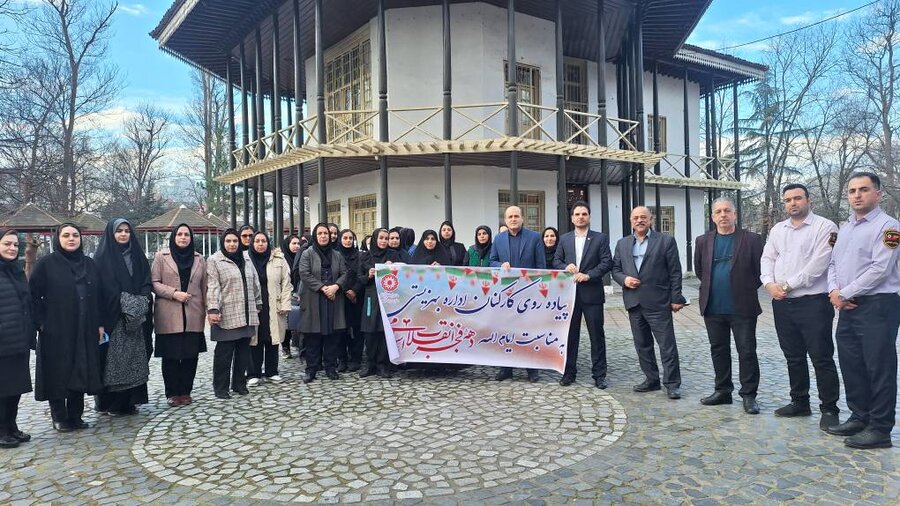 پیاده روی صبحگاهی کارکنان بهزیستی استان گیلان
