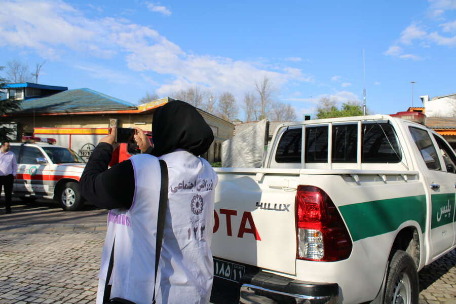 برگزاری مانور خودرویی اورژانس اجتماعی