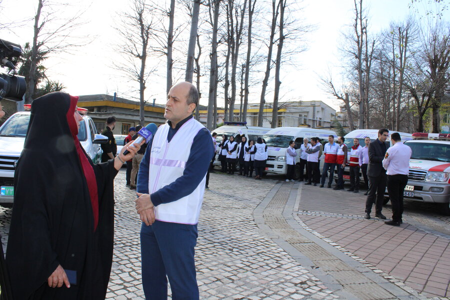 برگزاری مانور خودرویی اورژانس اجتماعی بهزیستی گیلان (۱۲۳)با مشارکت سایر نیروهای امدادی 