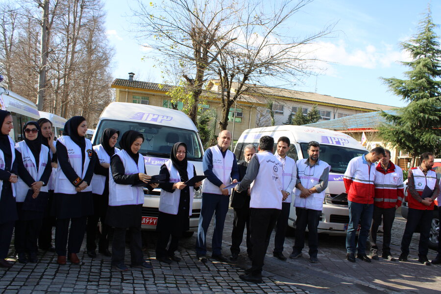 برگزاری مانور خودرویی اورژانس اجتماعی