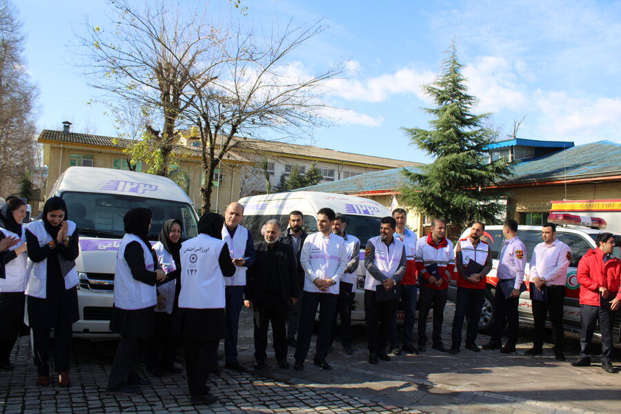 برگزاری مانور خودرویی اورژانس اجتماعی