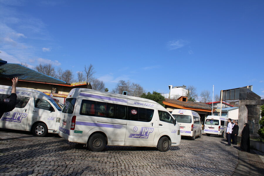 برگزاری مانور خودرویی اورژانس اجتماعی