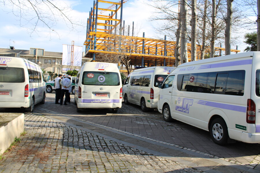 برگزاری مانور خودرویی اورژانس اجتماعی