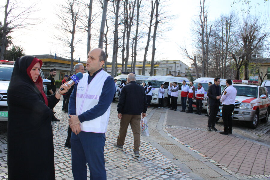 برگزاری مانور خودرویی اورژانس اجتماعی