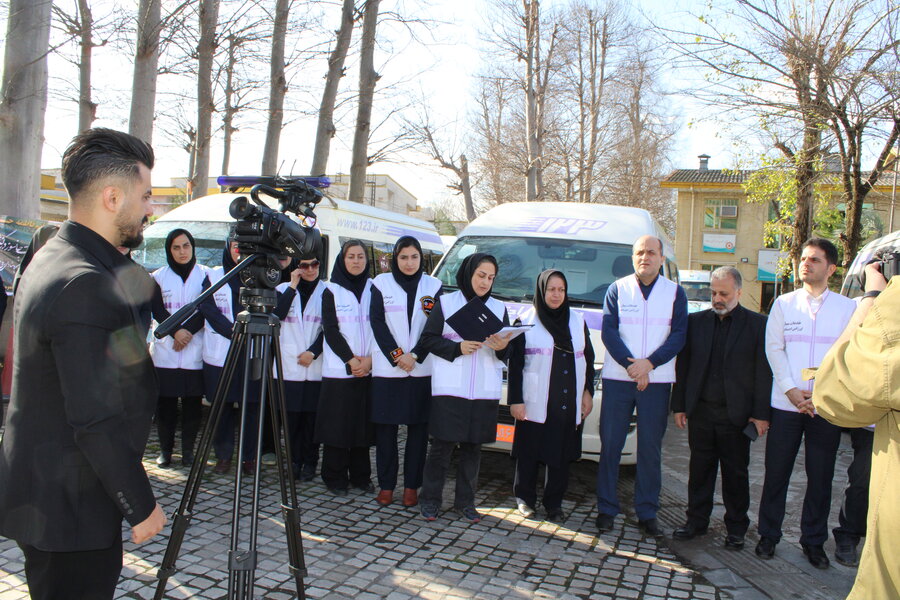 برگزاری مانور خودرویی اورژانس اجتماعی