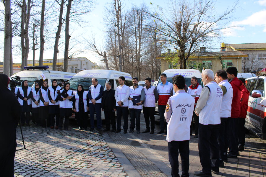 برگزاری مانور خودرویی اورژانس اجتماعی