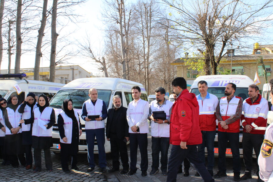 برگزاری مانور خودرویی اورژانس اجتماعی