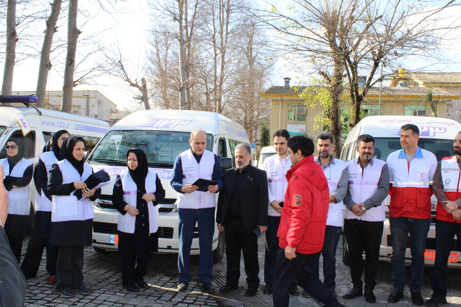 برگزاری مانور خودرویی اورژانس اجتماعی