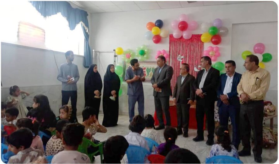 بندرلنگه | حضور فرماندار بندرلنگه در جشن کودکان مرکز آموزشی و توانبخشی روزانه چند معلولیتی 