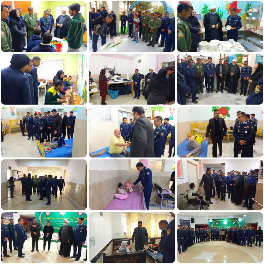 دهه فجر گرامی باد/به مناسبت روز نیروی هوایی ارتش جمهوری اسلامی ایران، آیین غبارروبی و عطرافشانی گلزار شهید گمنام