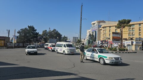 گزارش تصویری | رژه خودرویی دستگاه های امداد رسان با محوریت معرفی فعالیت های اورژانس اجتماعی در مرکز استان و شهرستان