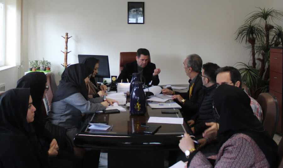 اردبیل| جلسه امور مالی اداره بهزیستی شهرستان اردبیل با مسئولین حوزه‌های تخصصی برگزار گردید