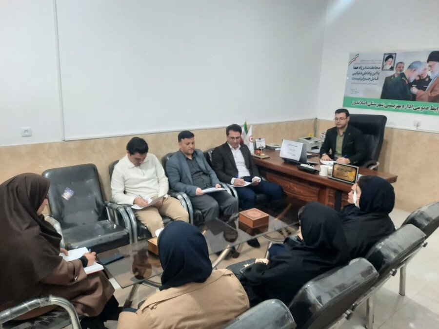 اصلاندوز| برگزاری جلسه ستاد ماه مبارک رمضان در اداره بهزیستی شهرستان اصلاندوز