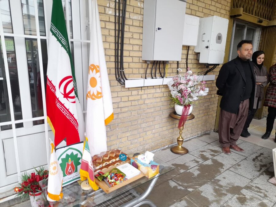 نیروگاه خورشیدی ۱۰ کیلووات هیبریدی در بهزیستی شهرستان مریوان افتتاح شد