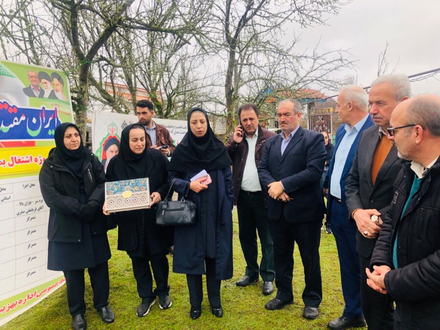 رضوانشهر | افتتاح متمرکز ۶ طرح اشتغال‌زایی بهزیستی در بخش پره‌سر رضوانشهر