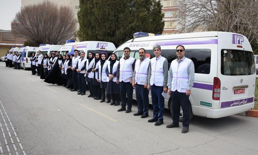 مانور خودروهای اورژانس اجتماعی در دهه فجر