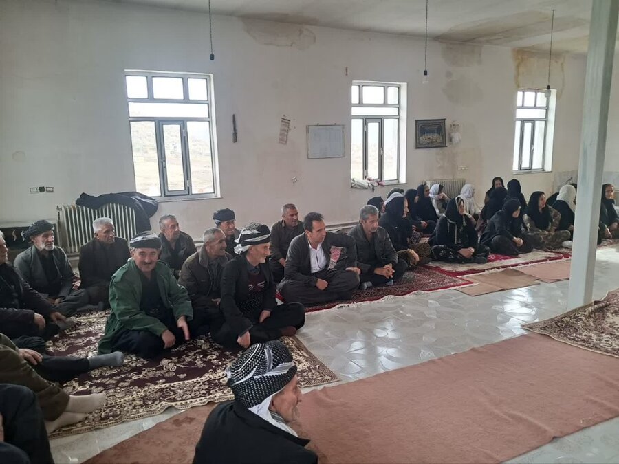 طرح پیشگیری از معلولیتهای دوران سالمندی در روستای قلقله مریوان برگزار شد