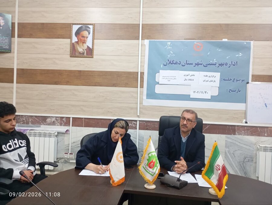 نخستین انتخابات نمایندگان پارلمان دانشآموزان تحت پوشش بهزیستی در دهگلان برگزار شد